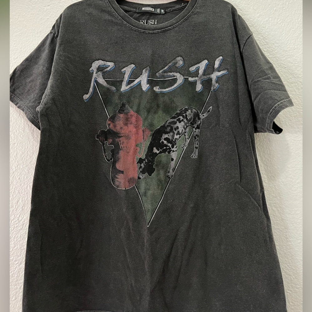 Missguided Rush tour t-shirt